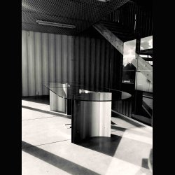 STEEL TABLE . DINING TABLE . SACRECOEUR STUDIO 