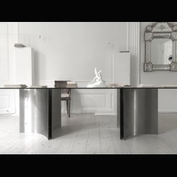 STEEL DINING TABLE