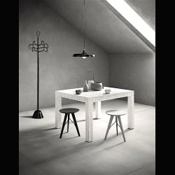 QUADERNA SQUARE DINING TABLE . SUPERSTUDIO 1970 . ZANOTTA 
