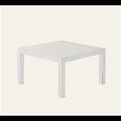 QUADERNA TABLE . SUPERSTUDIO 1970