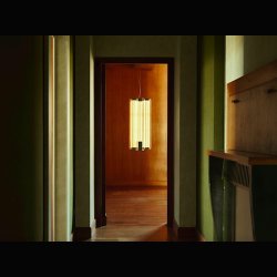 SUPERWIRE S3 . STEEL &amp; GLASS CHANDELIER . BY FORMAFANTASMA 