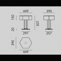 SUPERWIRE T . TABLE LAMP . BY FORMAFANTASMA . IT 