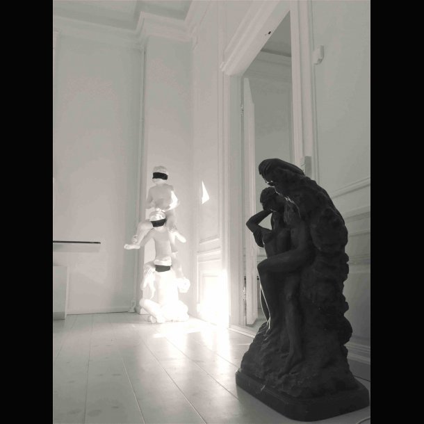 THE BLUES &amp; AUGUSTE RODIN SCULPTURE . SOLD  