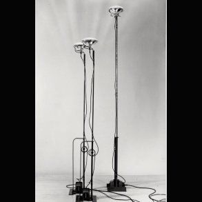 TOIO FLOOR .  RED . CASTIGLIONI . FLOS 