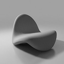 TONGUE CHAIR . BY PIERRE PAULIN  .  