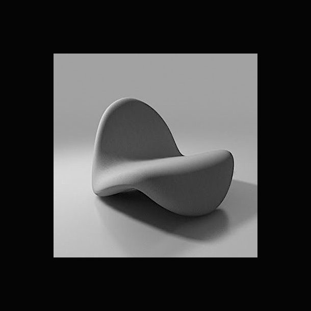 TONGUE CHAIR . BY PIERRE PAULIN .  