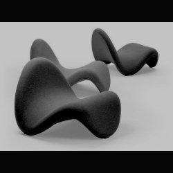 TONGUE CHAIR . BY PIERRE PAULIN  .  