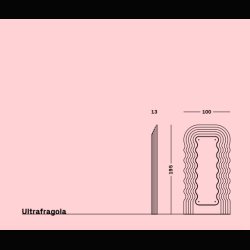 ULTRAFRAGOLA MIRROR . ETTORE SOTTSASS  JR. . BY POLTRANOVA 