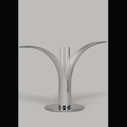 LILY CHANDELHOLDER . SILVER 