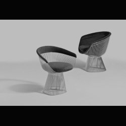 PLATNER DINING CHAIR  . KNOLL 