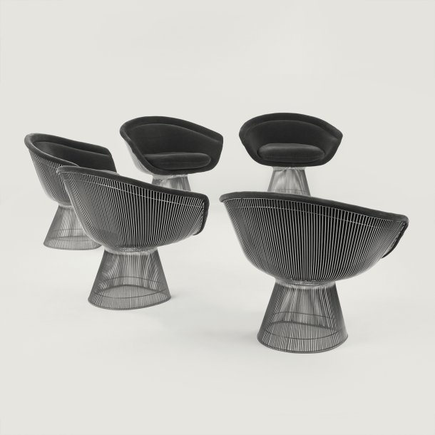 PLATNER FULLY  UPHOLSTERY  CHAIR . 