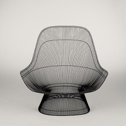PLATNER LOUNGE CHAIR NAKED . KNOLL