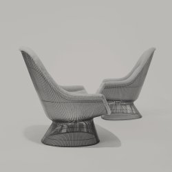 PLATNER EASY CHAIR KNOLL 1962