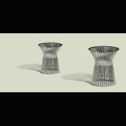 PLATNER SIDE TABLE . KNOLL