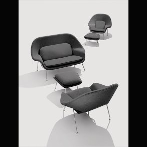WOMB CHAIR . DESIGN EERO SAARINEN . BY KNOLL