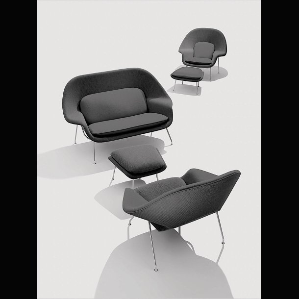 WOMB CHAIR . DESIGN EERO SAARINEN . BY KNOLL